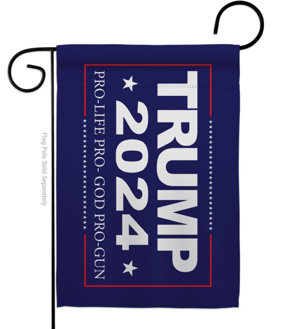 2024 Trump Pro Life - Patriotic Americana Vertical Impressions Decorative Flags HG170208 Made In USA - Image 2