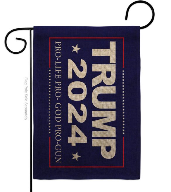 2024 Trump Pro Life - Patriotic Americana Vertical Impressions Decorative Flags HG170208 Made In USA - Image 14