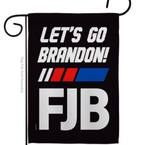 FJB Go Brandon - Patriotic Americana Vertical Impressions Decorative Flags HG170256 Made In USA