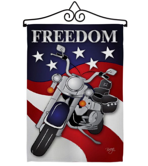 Freedom - Patriotic Americana Vertical Impressions Decorative Flags HG111045 Made In USA - Image 7