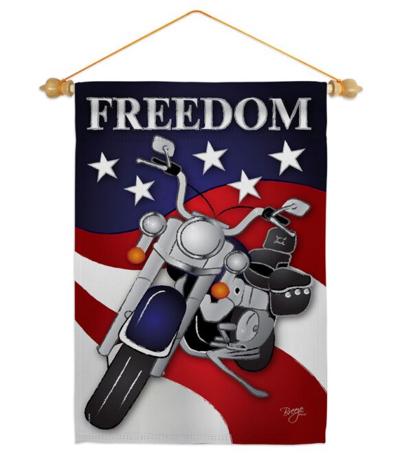 Freedom - Patriotic Americana Vertical Impressions Decorative Flags HG111045 Made In USA - Image 23