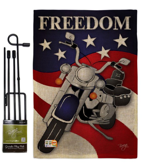 Freedom - Patriotic Americana Vertical Impressions Decorative Flags HG111045 Made In USA - Image 9