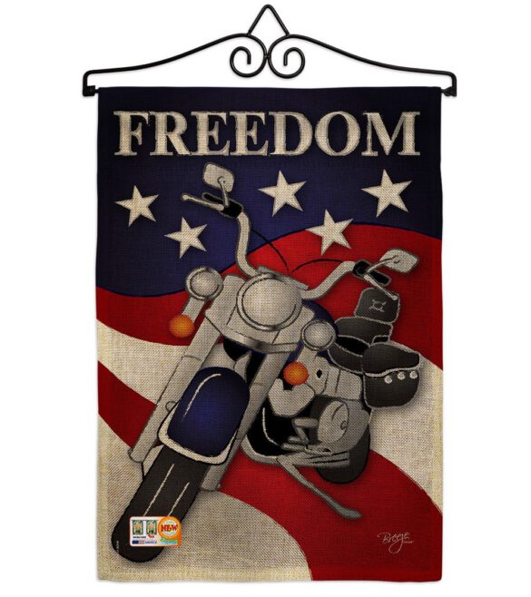 Freedom - Patriotic Americana Vertical Impressions Decorative Flags HG111045 Made In USA - Image 10