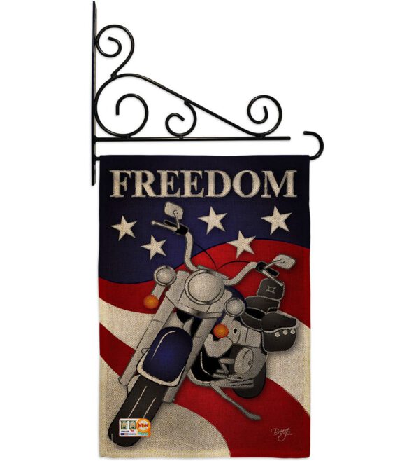 Freedom - Patriotic Americana Vertical Impressions Decorative Flags HG111045 Made In USA - Image 12