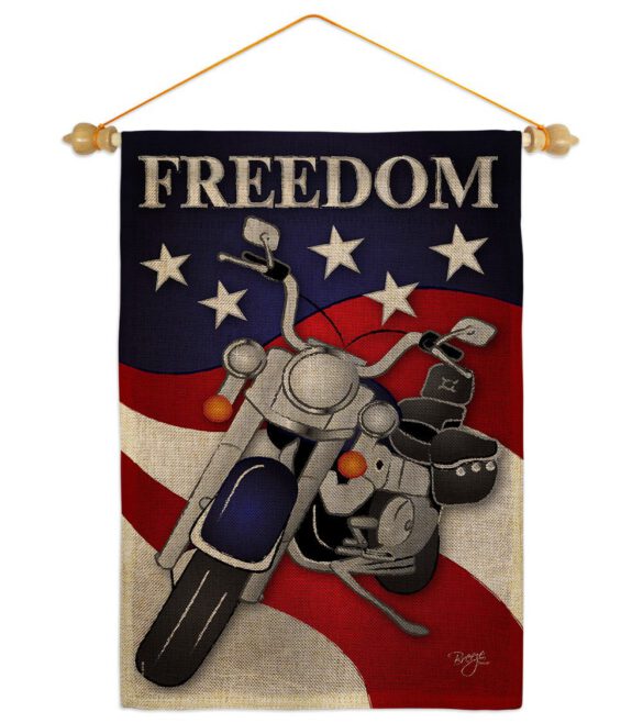 Freedom - Patriotic Americana Vertical Impressions Decorative Flags HG111045 Made In USA - Image 24