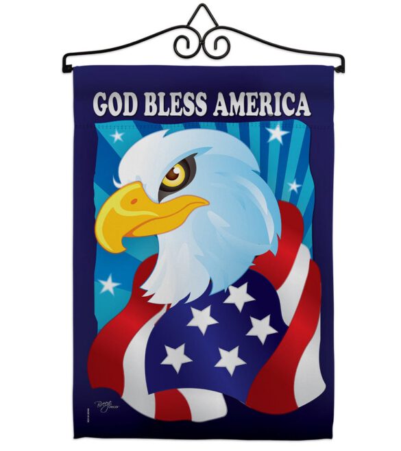 Freedom Eagle - Patriotic Americana Vertical Impressions Decorative Flags HG111051 Imported - Image 7