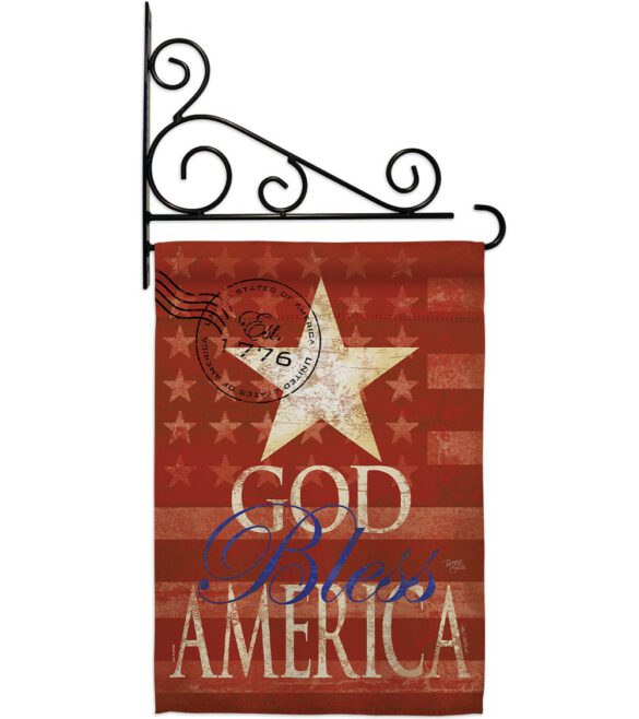 God Bless America - Patriotic Americana Vertical Impressions Decorative Flags HG111053 Made In USA - Image 11