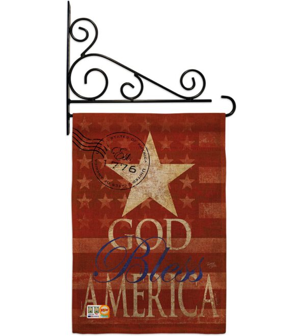 God Bless America - Patriotic Americana Vertical Impressions Decorative Flags HG111053 Made In USA - Image 12