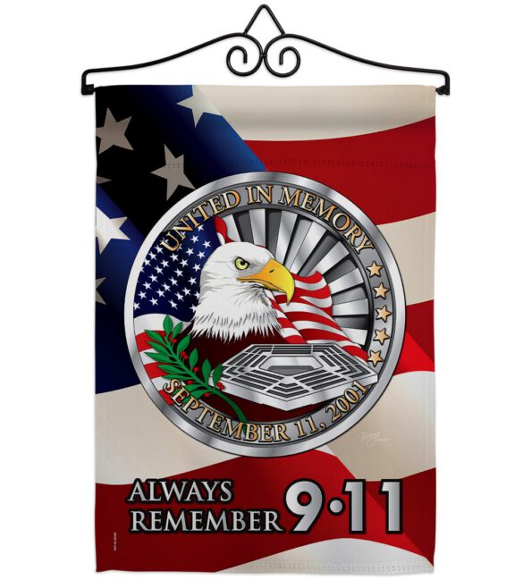 Always Remember - Patriotic Americana Vertical Impressions Decorative Flags HG111063 Made In USA - Image 8
