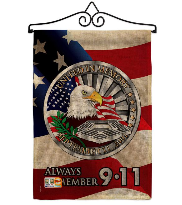 Always Remember - Patriotic Americana Vertical Impressions Decorative Flags HG111063 Made In USA - Image 11