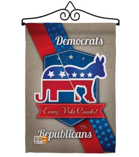 Every Vote Counts - Patriotic Americana Vertical Impressions Decorative Flags HG111069 Made In USA - Image 7