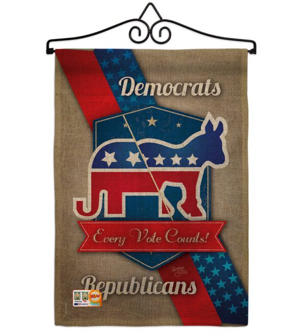 Every Vote Counts - Patriotic Americana Vertical Impressions Decorative Flags HG111069 Made In USA - Image 10