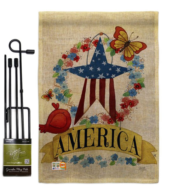 America Banner Star - Patriotic Americana Vertical Impressions Decorative Flags HG111073 Made In USA - Image 10