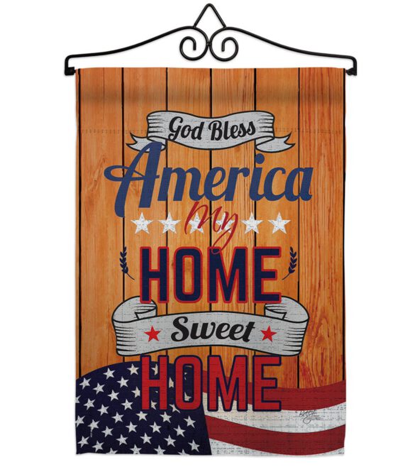 America My Home - Patriotic Americana Vertical Impressions Decorative Flags HG111075 Made In USA - Image 8