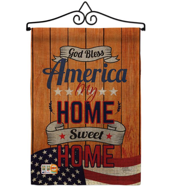 America My Home - Patriotic Americana Vertical Impressions Decorative Flags HG111075 Made In USA - Image 11