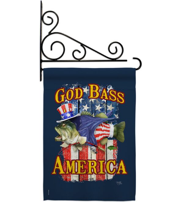 God Bass America - Patriotic Americana Vertical Impressions Decorative Flags HG111087 Made In USA - Image 11