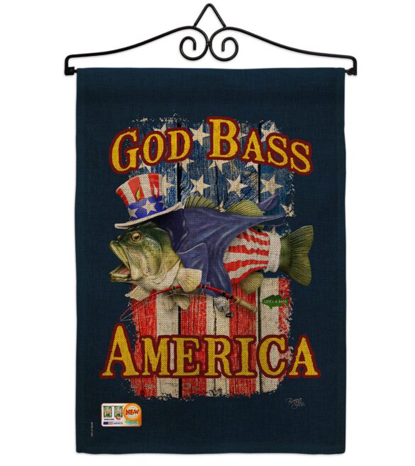God Bass America - Patriotic Americana Vertical Impressions Decorative Flags HG111087 Made In USA - Image 10