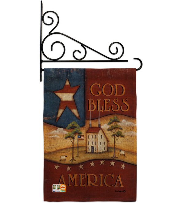 God Bless America - Patriotic Americana Vertical Impressions Decorative Flags HG111090 Made In USA - Image 12
