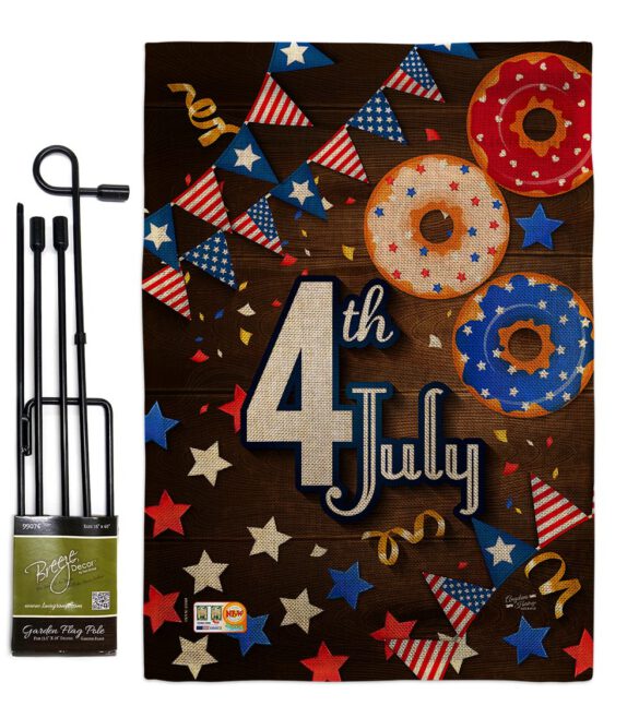 4th July - Patriotic Americana Vertical Impressions Decorative Flags HG137203 Made In USA - Image 13