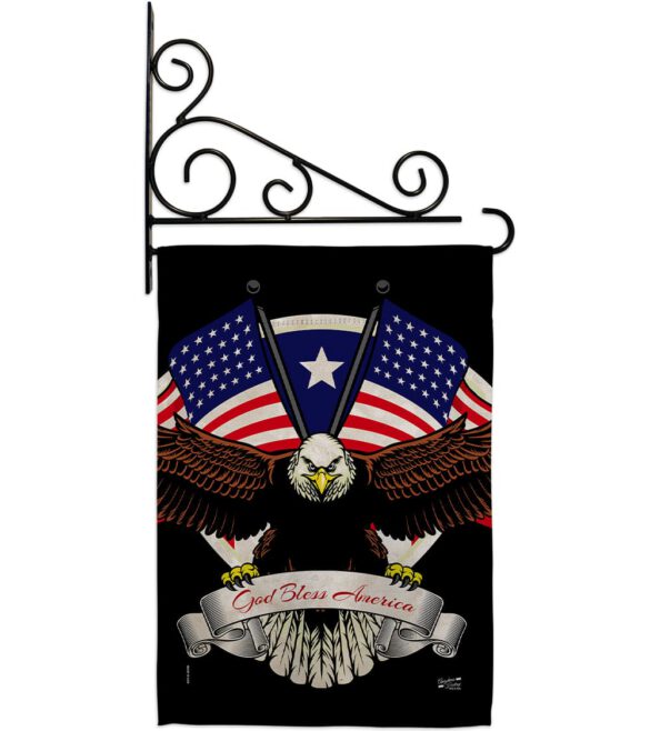 God Bless America - Patriotic Americana Vertical Impressions Decorative Flags HG137309 Made In USA - Image 8
