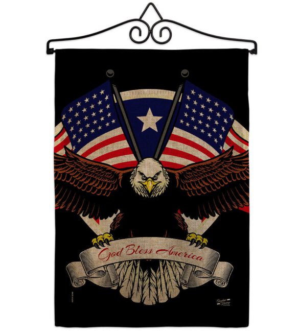 God Bless America - Patriotic Americana Vertical Impressions Decorative Flags HG137309 Made In USA - Image 13