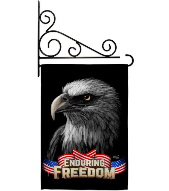 Enduring Freedom - Patriotic Americana Vertical Impressions Decorative Flags HG137372 Made In USA - Image 8