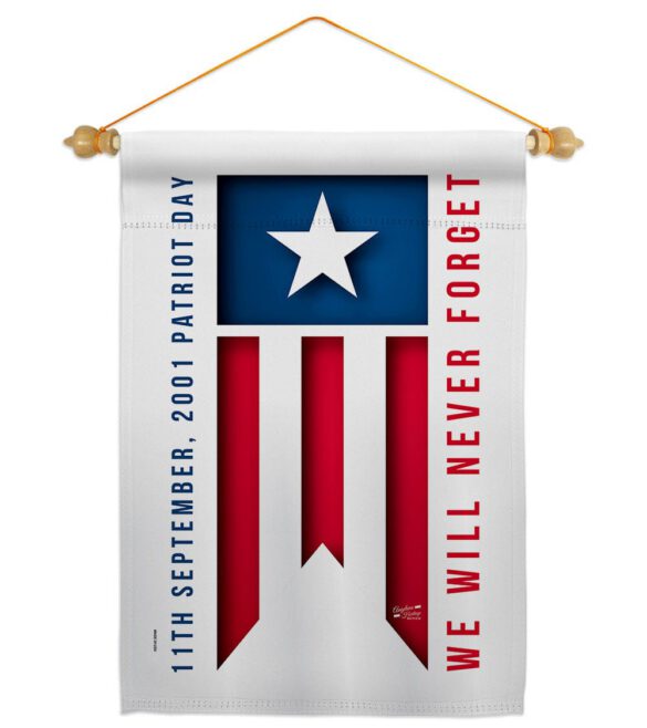 9/11 Day - Patriotic Americana Vertical Impressions Decorative Flags HG137592 Made In USA - Image 11