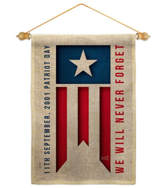 9/11 Day - Patriotic Americana Vertical Impressions Decorative Flags HG137592 Made In USA - Image 23