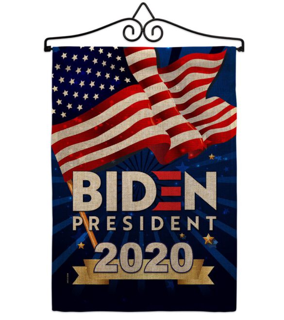 Biden 2020 - Patriotic Americana Vertical Impressions Decorative Flags HG170074 Made In USA - Image 13