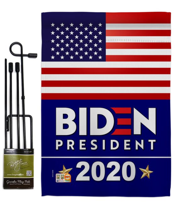 2020 Biden - Patriotic Americana Vertical Impressions Decorative Flags HG170077 Made In USA - Image 5