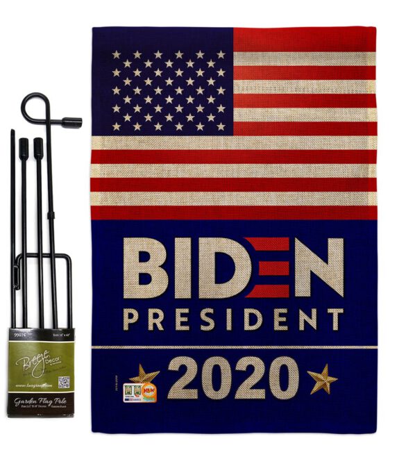 2020 Biden - Patriotic Americana Vertical Impressions Decorative Flags HG170077 Made In USA - Image 13