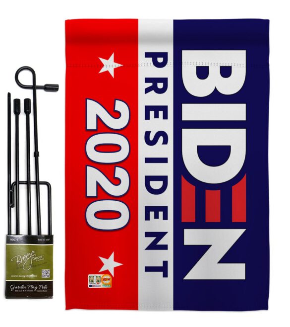 2020 Joe Biden - Patriotic Americana Vertical Impressions Decorative Flags HG170078 Made In USA - Image 5