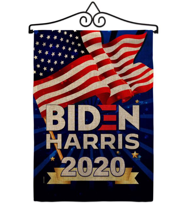 Biden Harris 2020 - Patriotic Americana Vertical Impressions Decorative Flags HG170086 Made In USA - Image 13