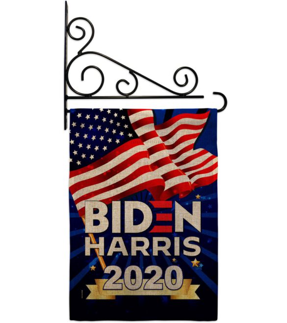 Biden Harris 2020 - Patriotic Americana Vertical Impressions Decorative Flags HG170086 Made In USA - Image 14