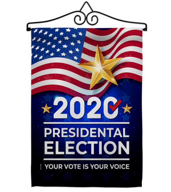 2020 Election - Patriotic Americana Vertical Impressions Decorative Flags HG170125 Made In USA - Image 8