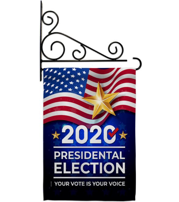 2020 Election - Patriotic Americana Vertical Impressions Decorative Flags HG170125 Made In USA - Image 9