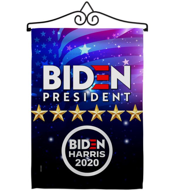 Biden Harris - Patriotic Americana Vertical Impressions Decorative Flags HG170126 Made In USA - Image 7