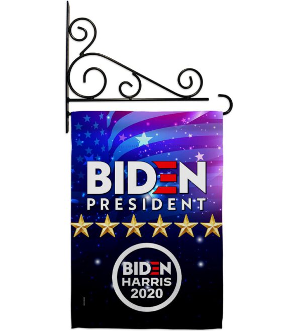 Biden Harris - Patriotic Americana Vertical Impressions Decorative Flags HG170126 Made In USA - Image 8