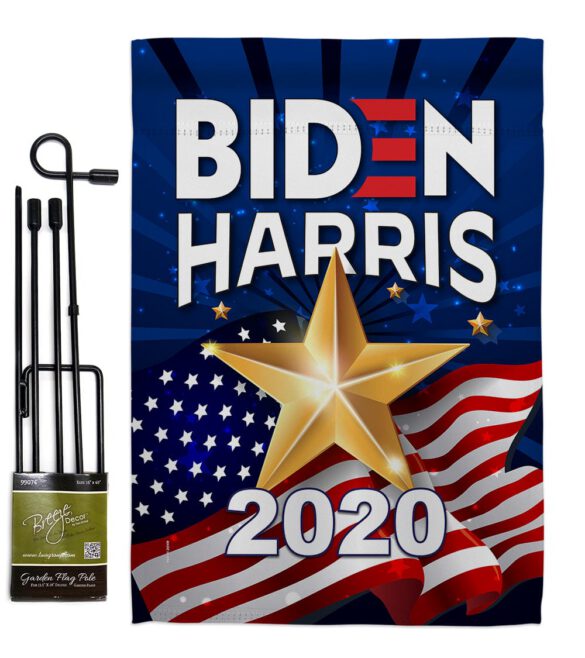 2020 Biden Harris - Patriotic Americana Vertical Impressions Decorative Flags HG170129 Made In USA - Image 5