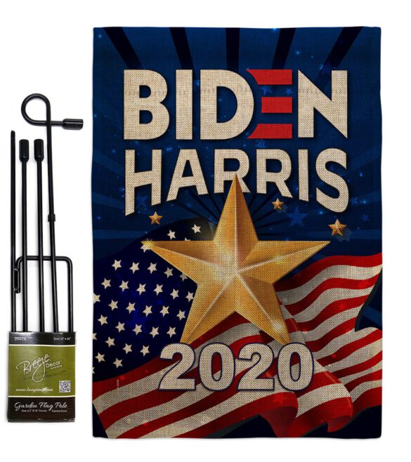 2020 Biden Harris - Patriotic Americana Vertical Impressions Decorative Flags HG170129 Made In USA - Image 13