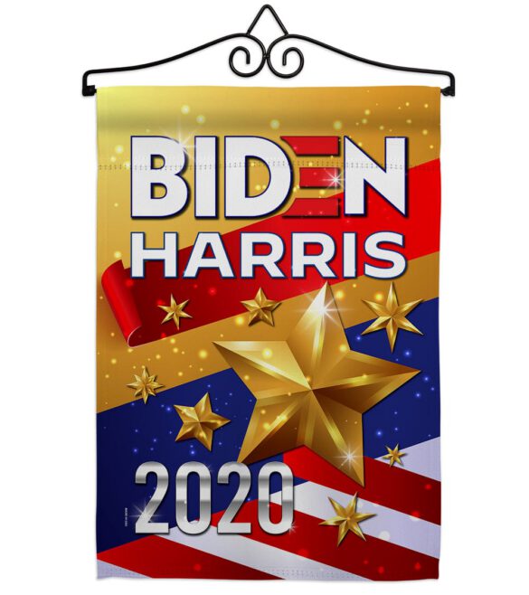 Biden Harris 2020 - Patriotic Americana Vertical Impressions Decorative Flags HG170141 Made In USA - Image 7