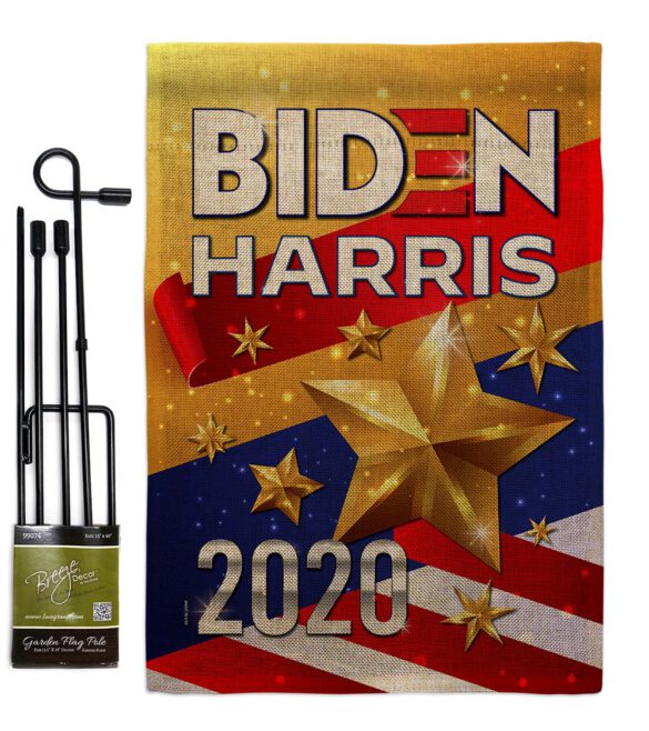 Biden Harris 2020 - Patriotic Americana Vertical Impressions Decorative Flags HG170141 Made In USA - Image 12
