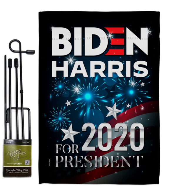 Biden for President - Patriotic Americana Vertical Impressions Decorative Flags HG170142 Made In USA - Image 4