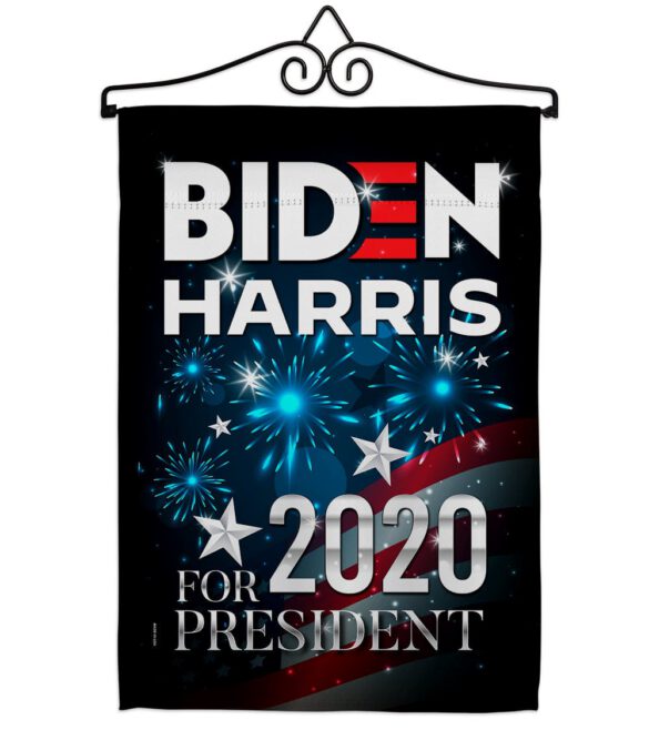 Biden for President - Patriotic Americana Vertical Impressions Decorative Flags HG170142 Made In USA - Image 7