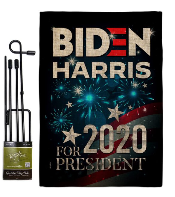 Biden for President - Patriotic Americana Vertical Impressions Decorative Flags HG170142 Made In USA - Image 12