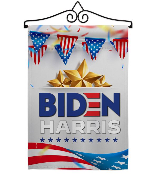 Biden Harris For 2020 - Patriotic Americana Vertical Impressions Decorative Flags HG170144 Made In USA - Image 7