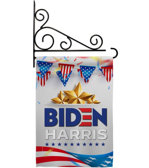 Biden Harris For 2020 - Patriotic Americana Vertical Impressions Decorative Flags HG170144 Made In USA - Image 8