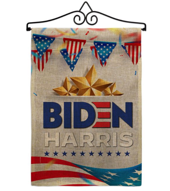 Biden Harris For 2020 - Patriotic Americana Vertical Impressions Decorative Flags HG170144 Made In USA - Image 13