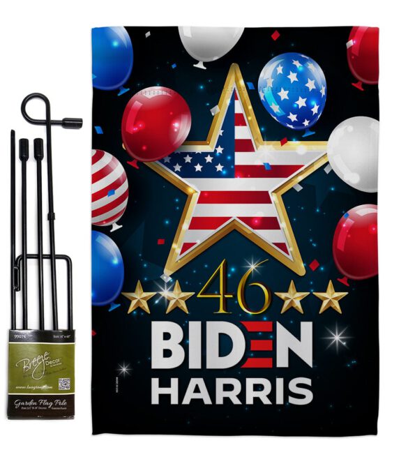 46 Biden Harris - Patriotic Americana Vertical Impressions Decorative Flags HG170158 Made In USA - Image 5