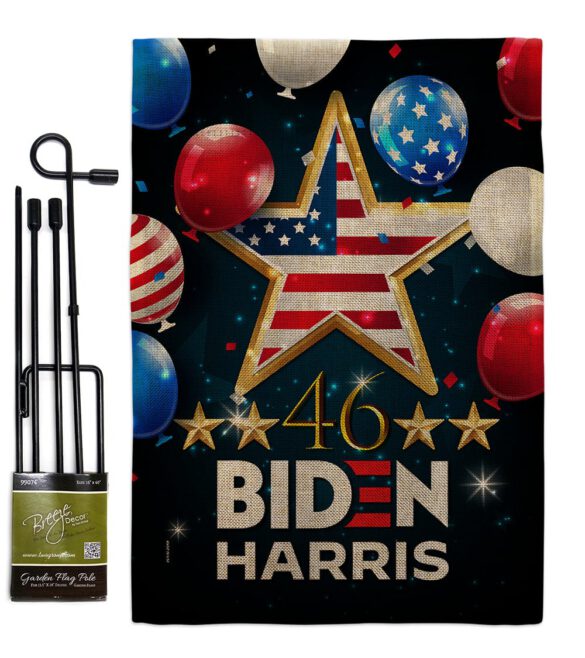 46 Biden Harris - Patriotic Americana Vertical Impressions Decorative Flags HG170158 Made In USA - Image 13